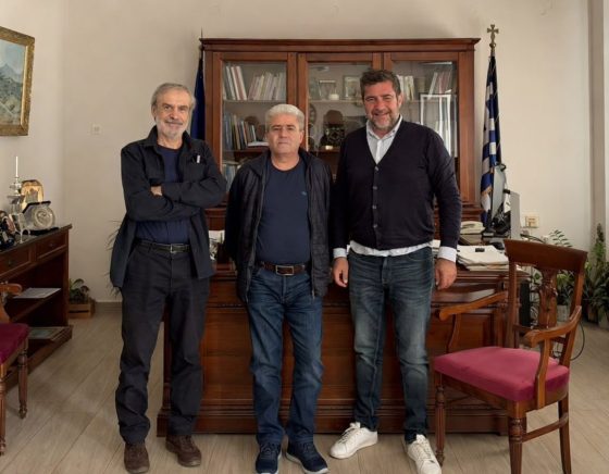 Συνάντηση εργασίας για το Φράγμα Κρούστα στο γραφείο του Αντιπεριφερειάρχη Λασιθίου
